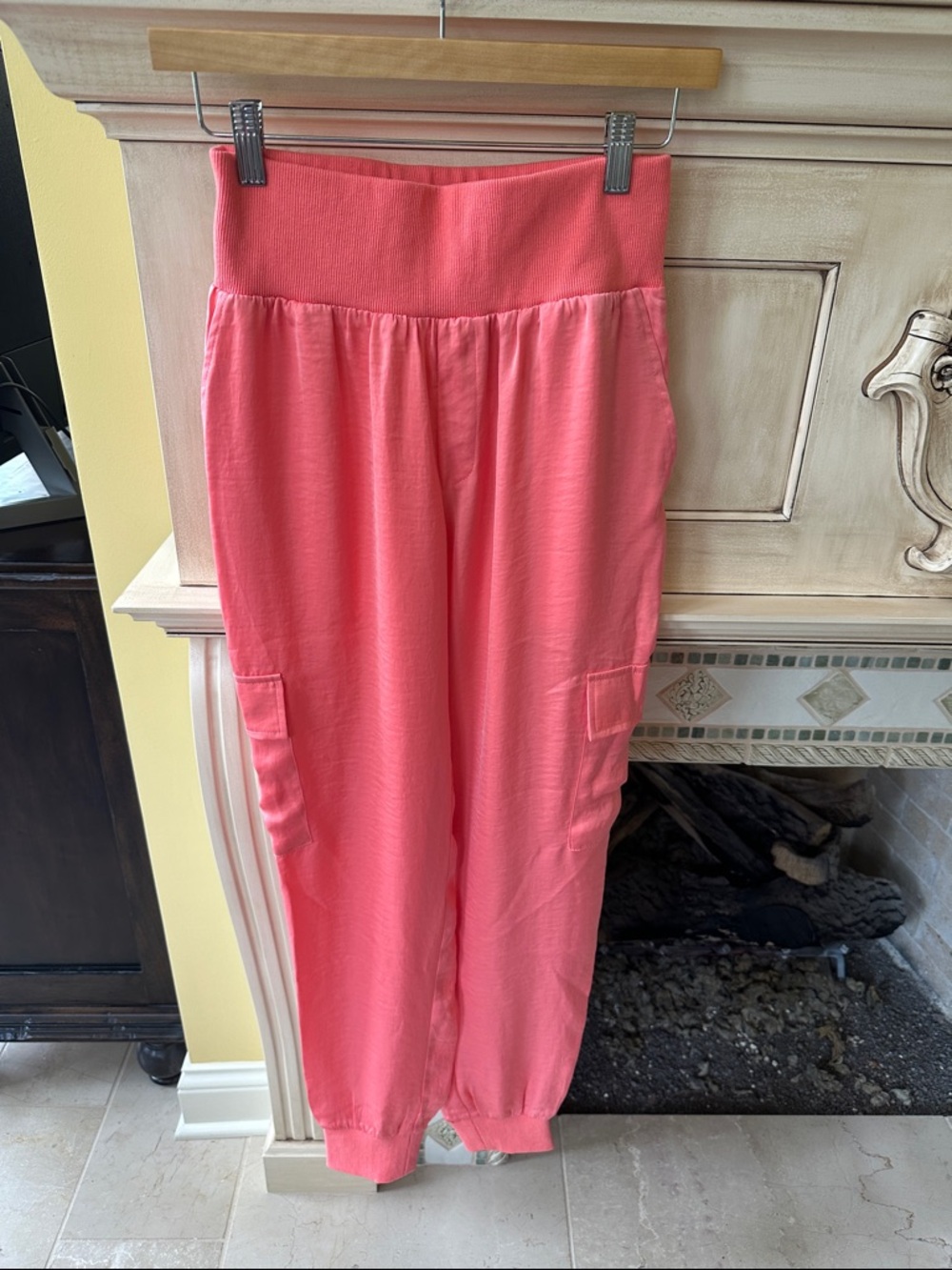 Steve Madden Coral Pink Track Pants Joggers